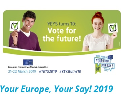  Your Europe, Your Say! 2019